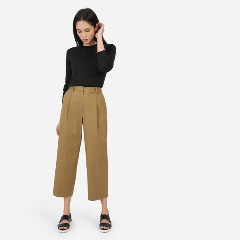 Everlane Twill Crop Pant - Size 4